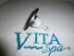 Part #110379 – Vita Spa 400 Series Directional Jet (Graphite with Stainless Steel, Halo Pro-Loc, OEM Replacement) for 2009+ MAAX® hot tubs - 110379