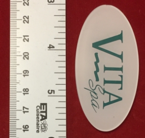 110636 FLOAT, DOME, VITA PILLOW, 2.75IN OVAL, PLASTIC (NO LONGER HAS VITA LOGO) 