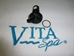 231510-Black Kit : Black Vita Spa Waterfall Valve Kit: Does not include white PVC body assembly.   - 231510-Black Kit