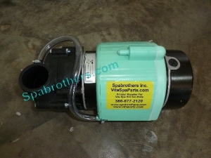 Vita Spa Heat Recovery Pump Part #420404 is a modified 110V plug-and-play OEM replacement pump for Vita Spa Duet and Twosome hot tubs. (electronic parts are non-returnable) Vita Spa Duet Twosome Heat Recovery Pump Motor, 420404, 0420404, 30420404, DM Industries, Vita Spa motor 110 volt, Duet, Eco Spa, Axiom, Matrix
