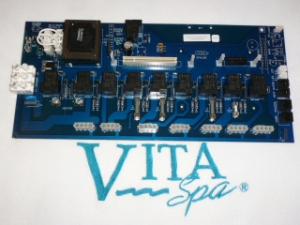 Vita Spa ICS Relay Circuit Board – Part #454005-D | OEM Replacement Spa Circuit Board– Currently Unavailable: Upgrade to a Vita Spa Pack designed for your spa for reliable performance and easy install. See Replacement Vita Spa Packs  Vita Spa ICS Spa Pack, 454005D, 0454005D, Consumer Engineering Inc 0454005D, Maax Spas 30454005D, Vita Spa, relay board, Circuit Board, PCB D 08 Relay No Stereo Domestic, D 2008, 454005 D, 30454005 D, 454002 D, 454005 V05D