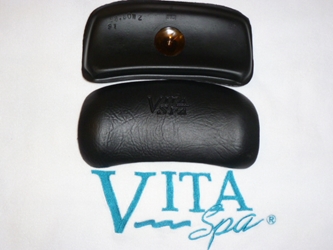 532005, Vita Spa Pillow, Spa SM 98 with logo with cup Black 