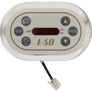 Vita Spa L-50 Universal Control – Part #460098 | OEM Topside Control Panel is Currently Unavailable: Upgrade to a Vita Spa Pack designed for your spa for reliable performance and easy install. See Replacement Vita Spa Packs Vita Spa L50 Spa Side Controller, 460098, 0460098, 30460098,Consumer Engineering L50 Topside Control 0460098, 6 Button